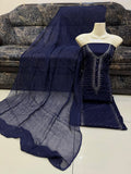 3pc Lawn Mukesh Handmade Work Dress