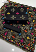 3pc Lawn Full Multi Embroided Dress