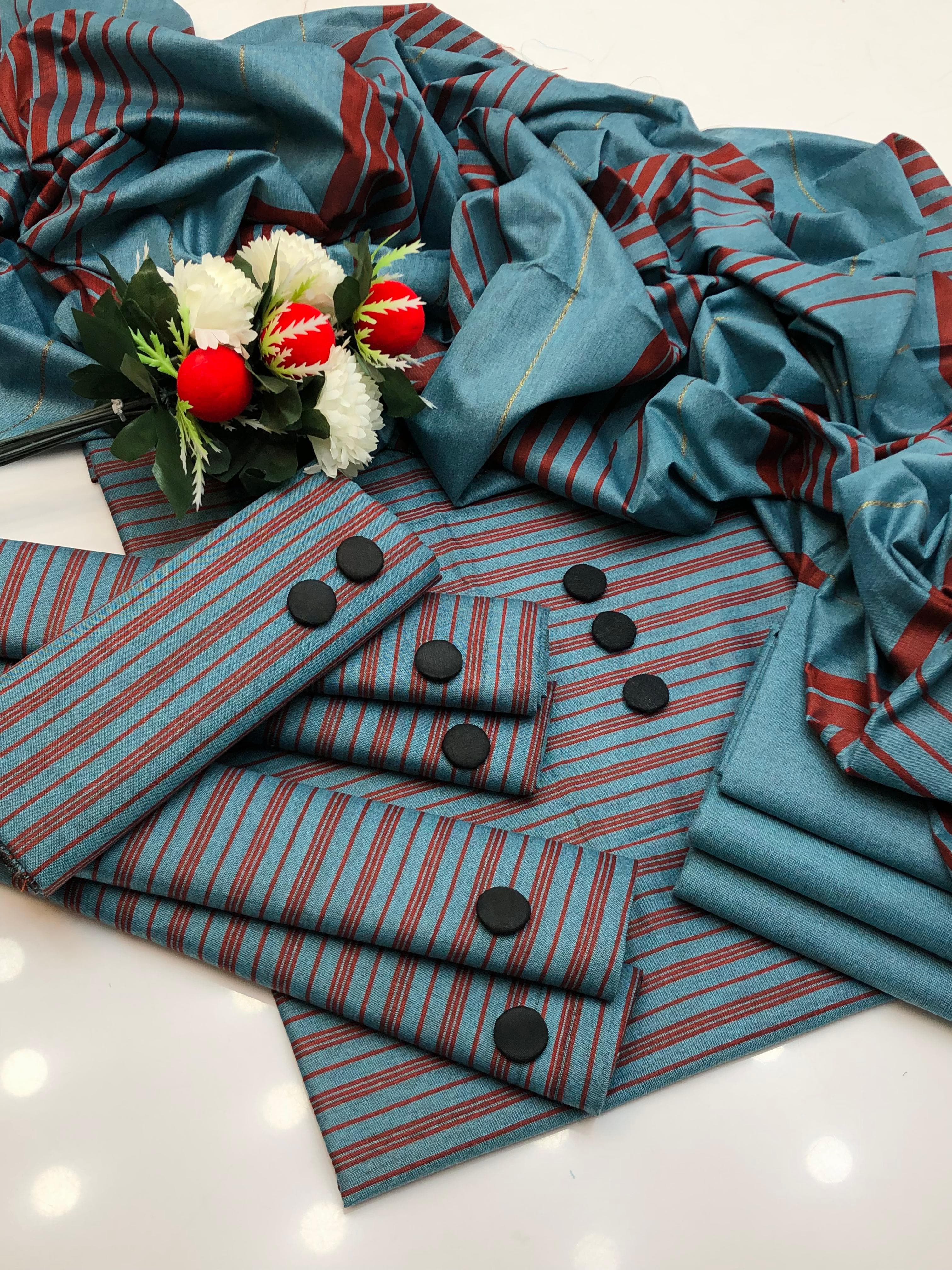 3pc Swiss Lawn Summer Dress