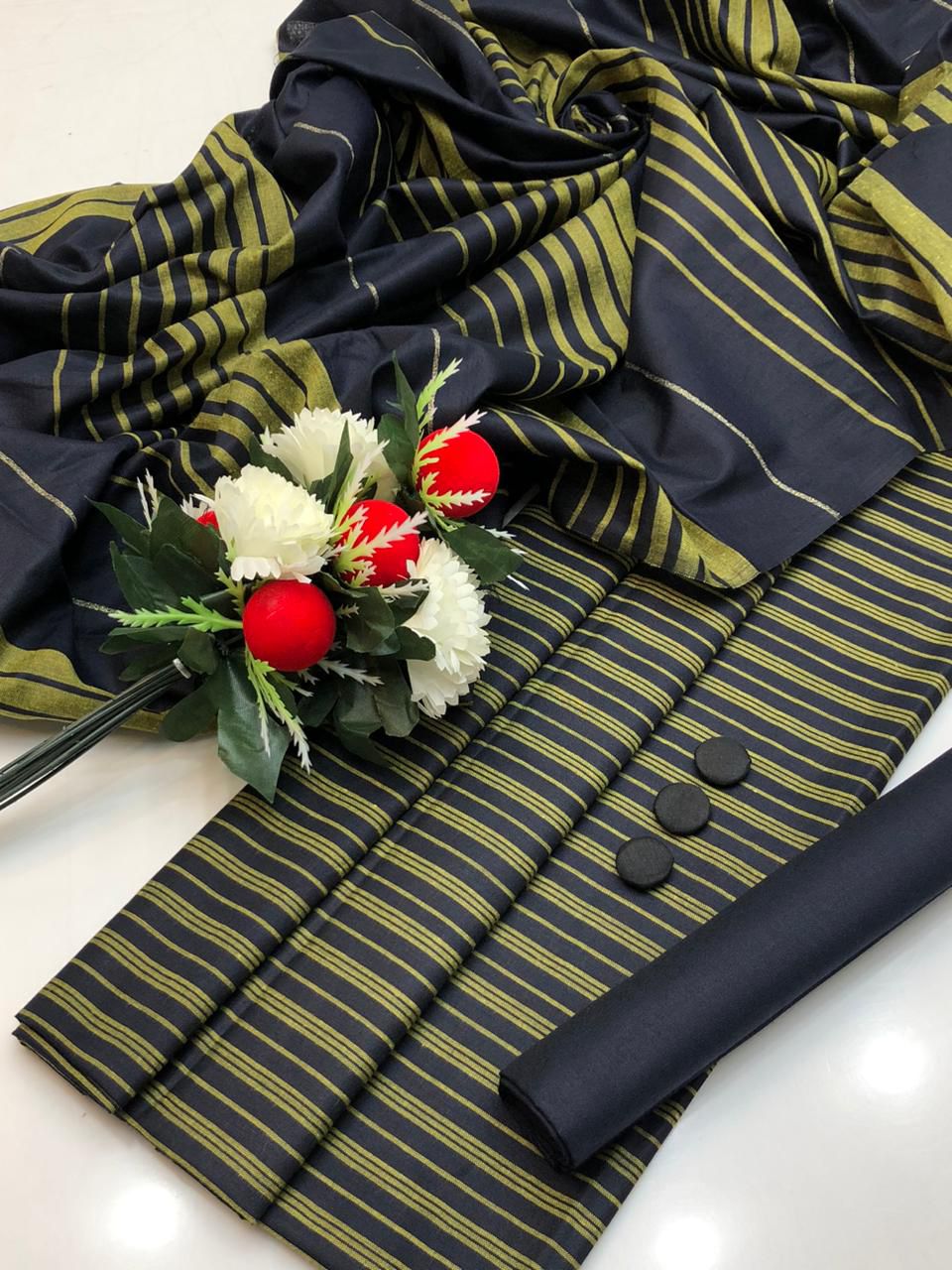 3pc Swiss Lawn Summer Dress